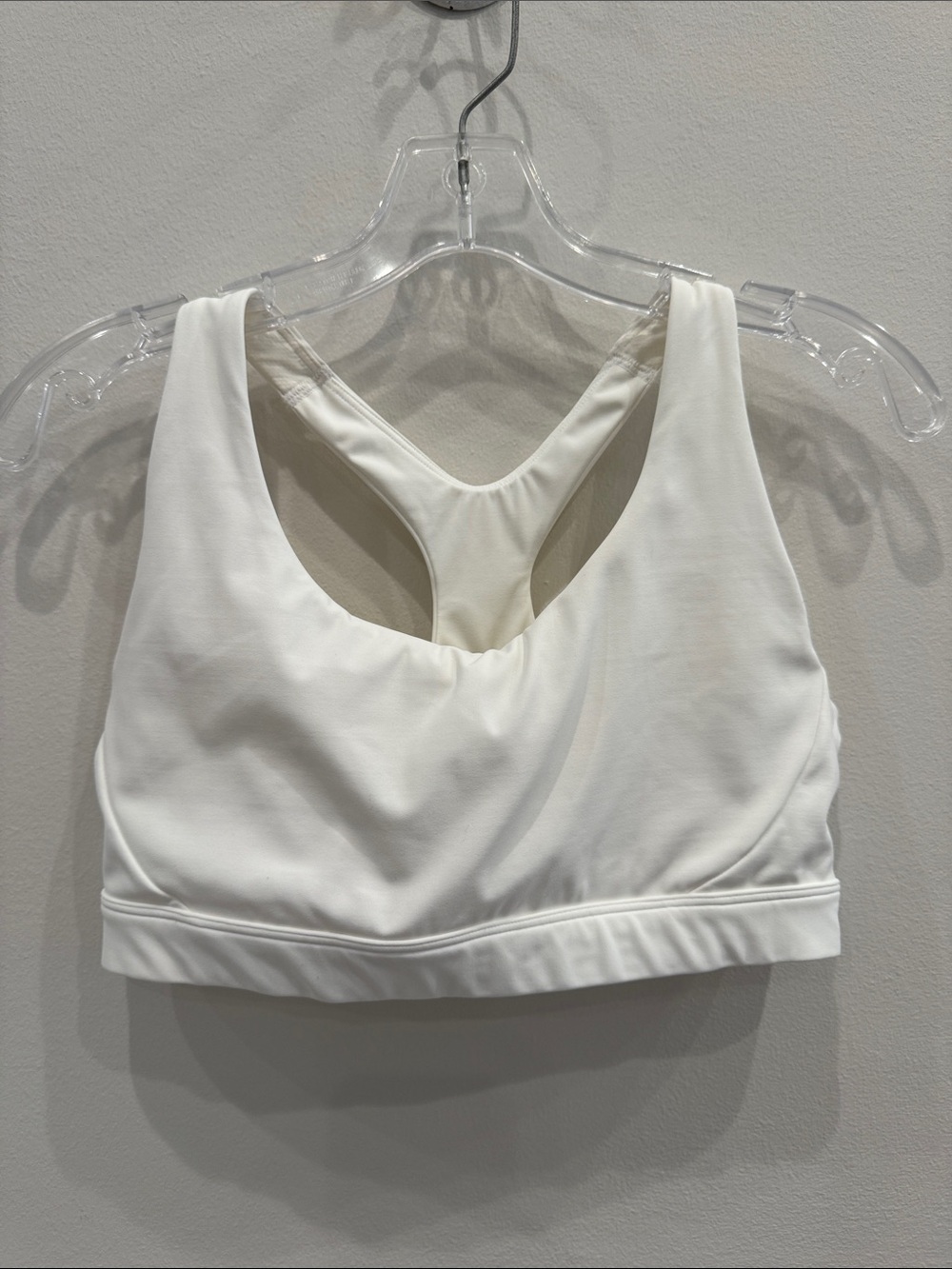 EUC Athleta Sports Bra, off white, Size L